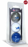 Detroit Lions 3 Pack of Golf Balls - Special Order