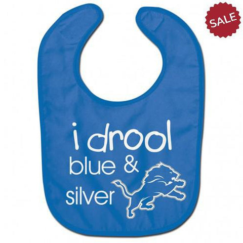 Detroit Lions Baby Bib All Pro Style I Drool Design Special Order