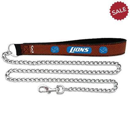 Detroit Lions Football Leather Leash - L