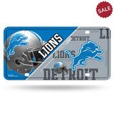 Detroit Lions License Plate Metal