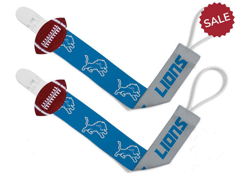 Detroit Lions Pacifier Clips 2 Pack