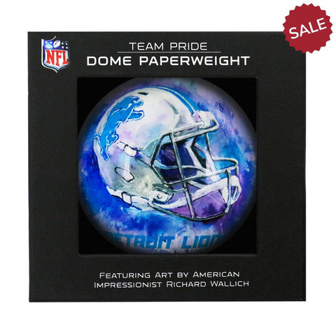 Detroit Lions Paperweight Domed