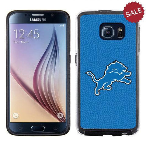 Detroit Lions Phone Case Team Color Football Pebble Grain Feel Samsung Galaxy S6