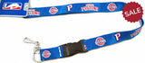 Detroit Pistons Lanyard - Breakaway with Key Ring