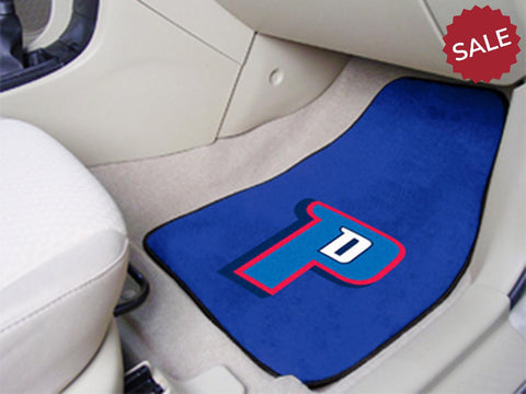 Detroit Pistons Printed Carpet Car Mat 2 Piece Set - Special Order