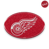 Detroit Red Wings Auto Emblem - Oval Color Bling