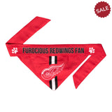 Detroit Red Wings Pet Bandanna Size XS