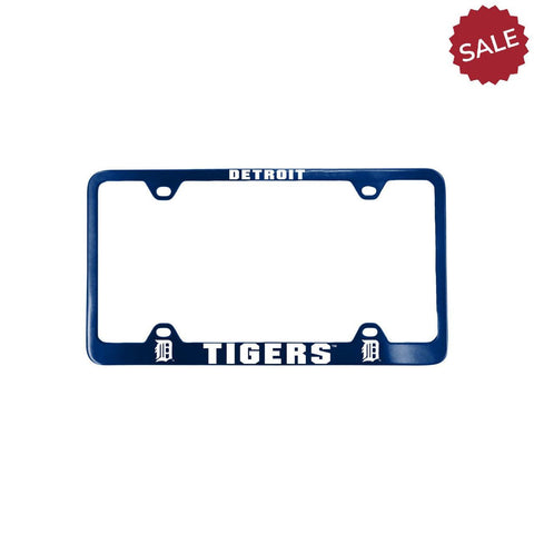 Detroit Tigers License Plate Frame Laser Cut Blue