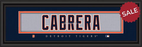 Detroit Tigers Miguel Cabrera Print - Signature 8"x24"