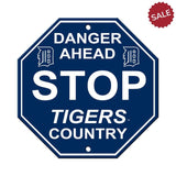 Detroit Tigers Sign 12x12 Plastic Stop Style Alternate