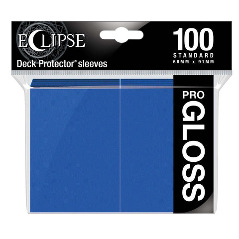 Eclipse Gloss Standard Sleeves 100 Pack Pacific Blue-0