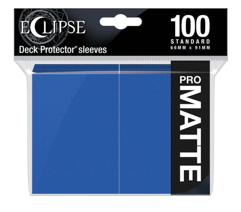 Eclipse Matte Standard Sleeves 100 Pack Pacific Blue-0
