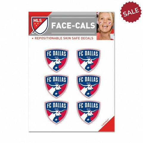 FC Dallas Tattoo Face Cals Special Order