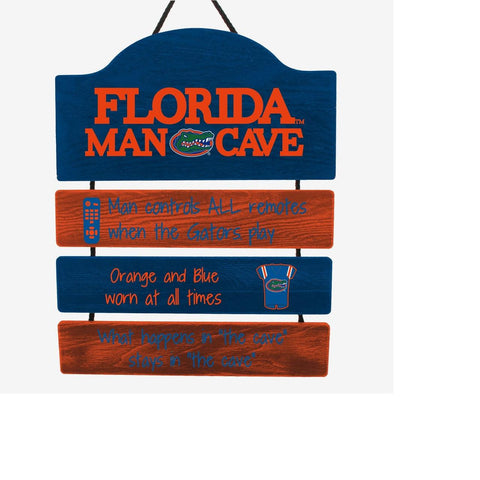 Florida Gators Sign Wood Man Cave Design - Team Fan Cave