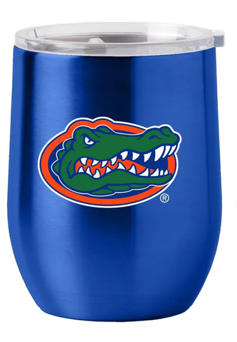 Florida Gators Travel Tumbler 16oz Stainless Steel Curved-0