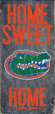 Florida Gators Wood Sign - Home Sweet Home 6"x12" - Team Fan Cave