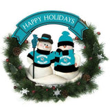 Florida Marlins 20" Team Snowman Wreath - Team Fan Cave