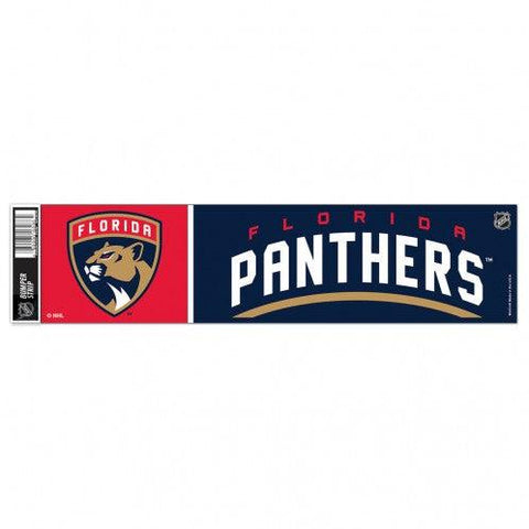 Florida Panthers Decal 3x12 Bumper Strip Style - Special Order - Team Fan Cave