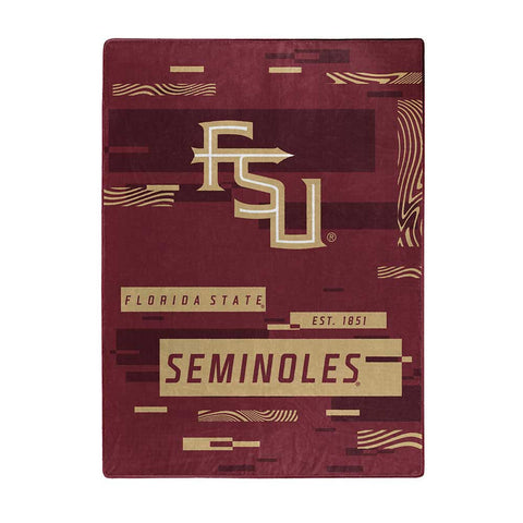 Florida State Seminoles Blanket 60x80 Raschel Digitize Design-0