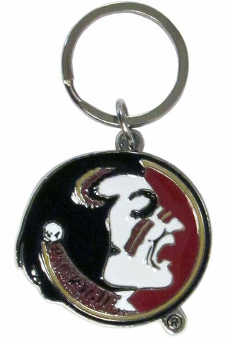 Florida State Seminoles Chrome Logo Cut Keychain