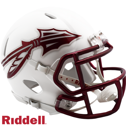 Florida State Seminoles Helmet Riddell Replica Mini Speed Style White 2023-0