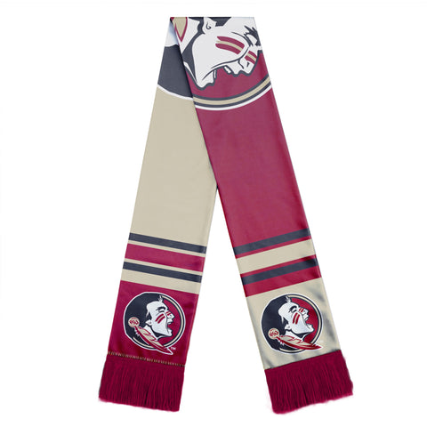 Florida State Seminoles Scarf Colorblock Big Logo Design - Team Fan Cave