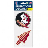 Florida State Seminoles Set of 2 Die Cut Decals - Team Fan Cave