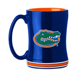 Florida Gators Coffee Mug 14oz Sculpted Relief Team Color-0