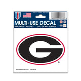 Georgia Bulldogs Decal 3x4 Multi Use-0