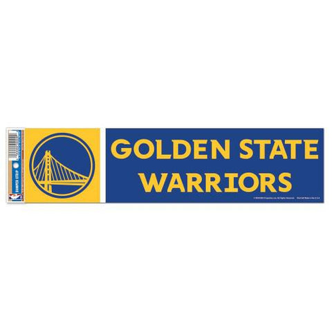 Golden State Warriors Decal 3x12 Bumper Strip Style