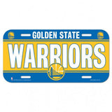 Golden State Warriors License Plate Plastic