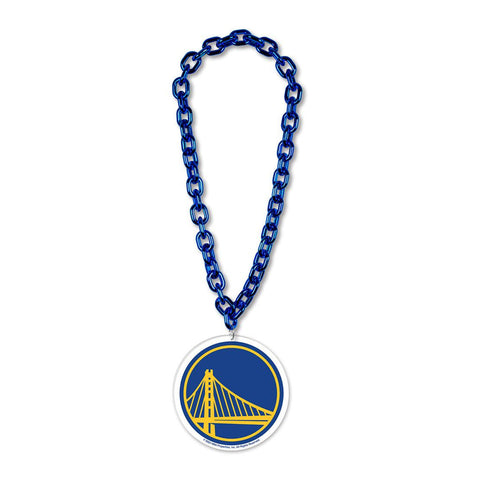 Golden State Warriors Necklace Big Fan Chain-0