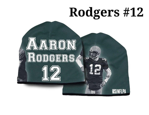 Green Bay Packers Beanie Lightweight Aaron Rodgers Design - Team Fan Cave