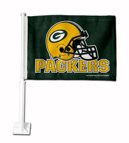 Green Bay Packers Flag Car