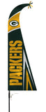 Green Bay Packers Flag Premium Feather Style CO - Team Fan Cave