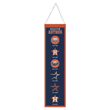 Houston Astros Banner Wool 8x32 Heritage Evolution Design