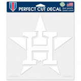 Houston Astros Decal 8x8 Die Cut White - Special Order