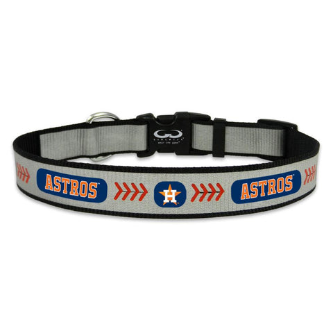 Houston Astros Reflective Medium Baseball Collar - Team Fan Cave