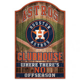 Houston Astros Sign 11x17 Wood Fan Cave Design - Special Order-0