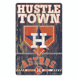 Houston Astros Sign 11x17 Wood Slogan Design-0