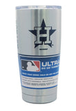 Houston Astros Travel Tumbler 20oz Ultra Silver-0