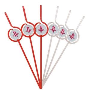 Houston Rockets Team Sipper Straws - Team Fan Cave