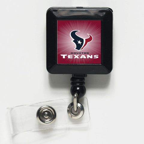 Houston Texans Badge Holder Retractable Square-0