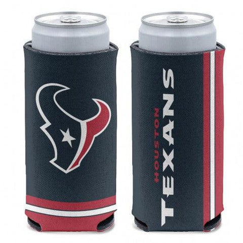 Houston Texans Can Cooler Slim Can Design Special Order - Team Fan Cave