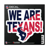 Houston Texans Decal 6x6 All Surface Slogan-0