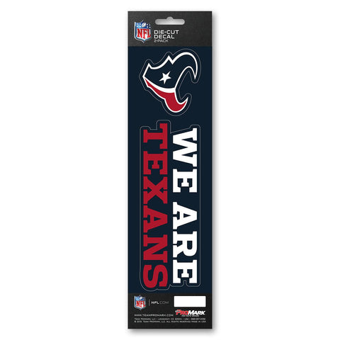 Houston Texans Decal Die Cut Slogan Pack - Team Fan Cave