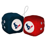 Houston Texans Fuzzy Dice - Special Order - Team Fan Cave