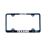 Houston Texans License Plate Frame Laser Cut Blue - Team Fan Cave