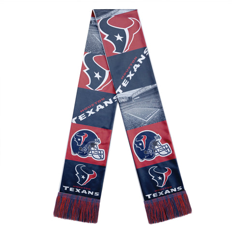 Houston Texans Scarf Printed Bar Design - Team Fan Cave