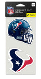 Houston Texans Set of 2 Die Cut Decals - Team Fan Cave